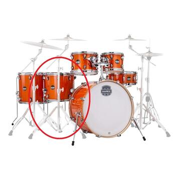 Floor Tom Mapex Mars Maple 14x12" Glossy Amber (javor) NOVÝ