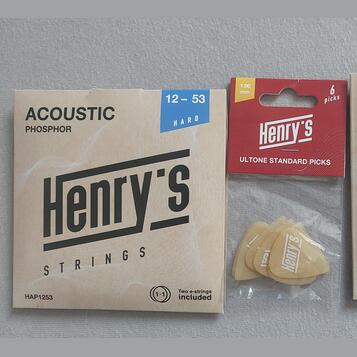 struny HENRY´S Phosphor .012 + DÁREK