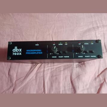 DBX 760x 2channel vintage preamp 