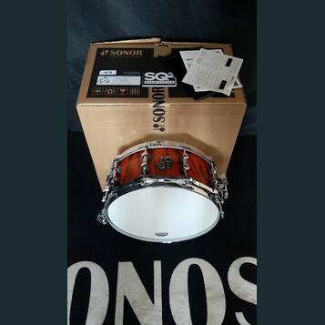 Prodám snare Sonor SQ2 Birch- 14x6" Fiery red