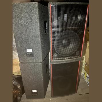 4x Profi PA reproboxy 15" (Selenium 400W RMS)