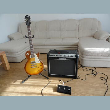 Prodám EPIPHONE LesPaul Standard + CRATE FlexWave 65/112