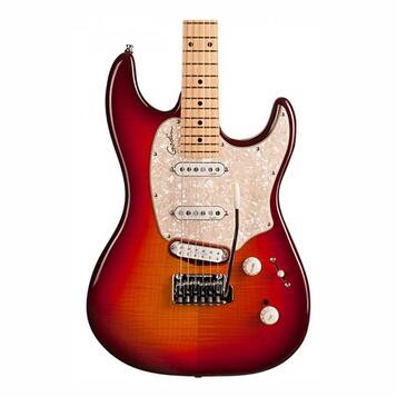 Godin Progression Plus RW, Cherry Burst Flame