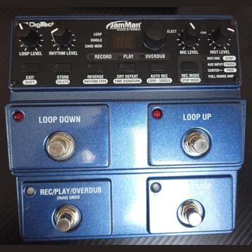 DigiTech JamMan Stereo – looper a phrase sampler