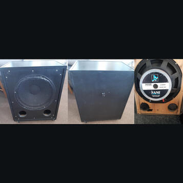 Bedna pro baskytaru nebo jako pas. Subwoofer s repro FANE