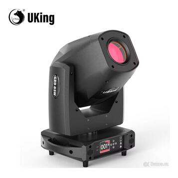 U'King 2ks 200W LED pohyblivé hlavy světla/Wash/Zoom