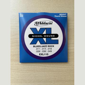 Struny D’Addario XL EXL115 Blues/Jazz Rock 11-49