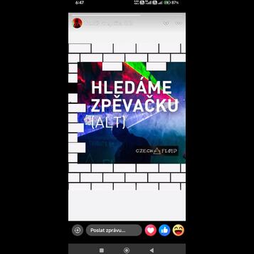 Hledáme vokalistku