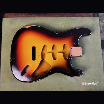 PREDANE Nitro relic body strat (sunburst 1964)
