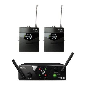 AKG WMS40 Mini2 Instrumental Set Dual AKG WMS40 Mini2 Instru