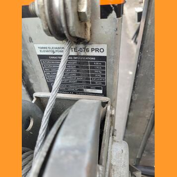 VMB TE-076 PRO TOWERLIFT, 650cm, 200kg, 
