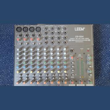 Analogový mixážní pult LEEM CS-1204 + kabely a manuál – plně
