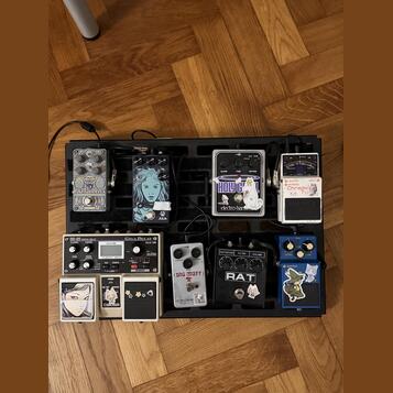 [REZERVACE] Pedalboard Rockboard Quad 4.1 with Flightcase