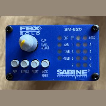 Sabine FBX Solo feedback eliminator