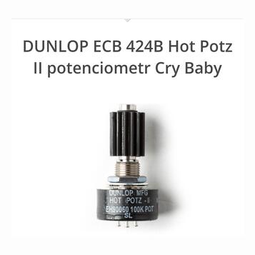 Koupím DUNLOP ECB 424B Hot Potz II potenciometr Cry Baby
