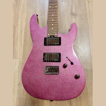Harley Benton Fusion-III HH HT Roasted – Sparkle Pink – TOP 