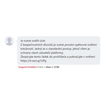 pozor na podvod