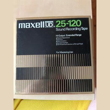 Recording tapes - Maxwell 120-25 UD