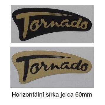 Samolepící nápis Tornado na hlavu krku kytary