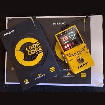 LOOPER Nux Loop Core Stereo + M-VAWE Midi Kontrolér