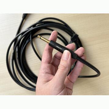 Klotz TIR0600PSP Titanium 6 m Rovný - Lomený kytarový kabel
