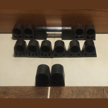 Koncová gumová noha k rampě - 38mm