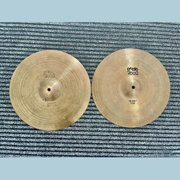  Paiste 2002 hi hat 14" black label. Rok 1974.