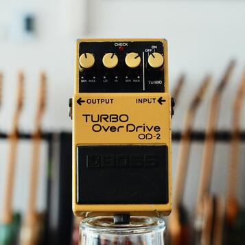Boss OD-2 Turbo Overdrive (1989 Taiwan Black Label)