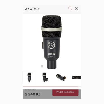 Prodám AKG D40