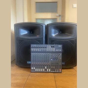 Mixpult Yamaha + aktivní reprobedny Kaifat,
