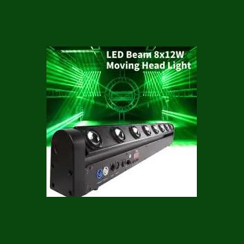 SHEHDS 2ks Beam LED 8x12W RGBW 4in1 Moving Head Stage Light