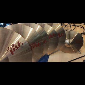 Paiste PST7 Heavy HiHat 14, Ride 20, Chr 16, Cr 17, Slash 10