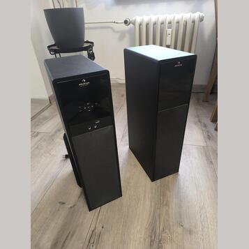 Auna Line 100 A 2.0 Hi-Fi Bezdrátové reproduktory Black 