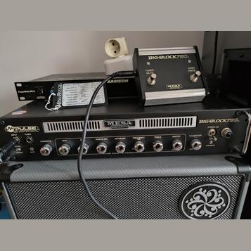 Mesa Boogie Big Block 750 (230V, USA) + Footswitch + Krabica