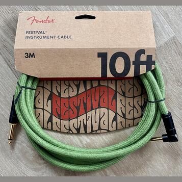 Kyt. kabel Fender Hemp (deluxe konce), 3 m lomený