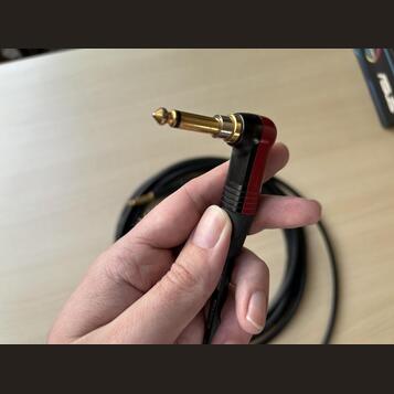 Klotz Titanium 6 m TIR0600PSP Rovný - Lomený kytarový kabel