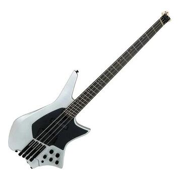 HILS Guitars HZB4 NEXT Satin Silver Headless basgitara