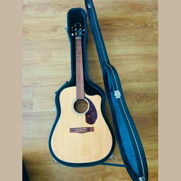 Fender CD-140 SCE Natural Elektroakustická kytara Dreadnough