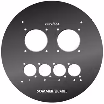 Sommer cable RUND0204 - čeln&iacute; plech