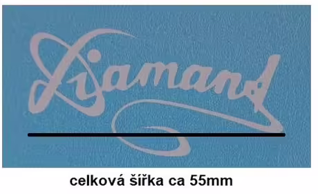 Vodov&yacute; obtisk Diamant, Studio, IRIS a n&aacute;pisy Jolana 