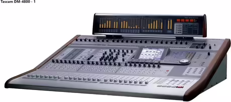 TASCAM MD 4800 + meterbridge MU-1000 + 3x ADAT IN/OUT