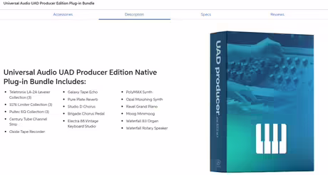 Arturia Minifreak V + UAD Producer Edition Bundle