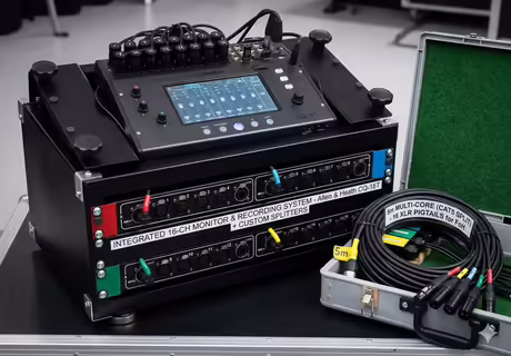 Allen & Heath CQ-18T + CAT5 splitter + kabel&aacute;ž a transport